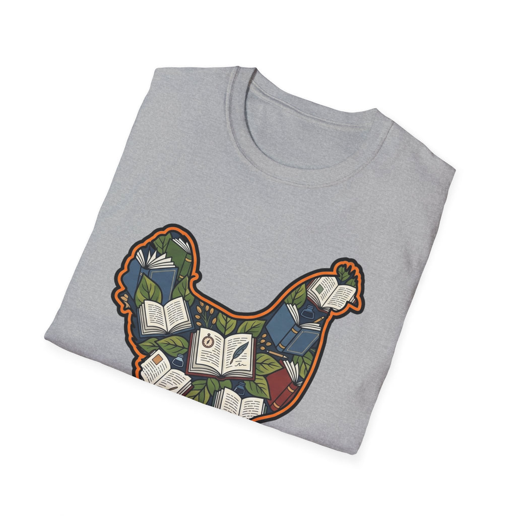 Hen Silhouette Books V T-Shirt