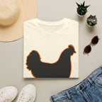 Hen Silhouette Black T-Shirt