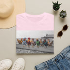 Beach Hens Sitting Color T-Shirt