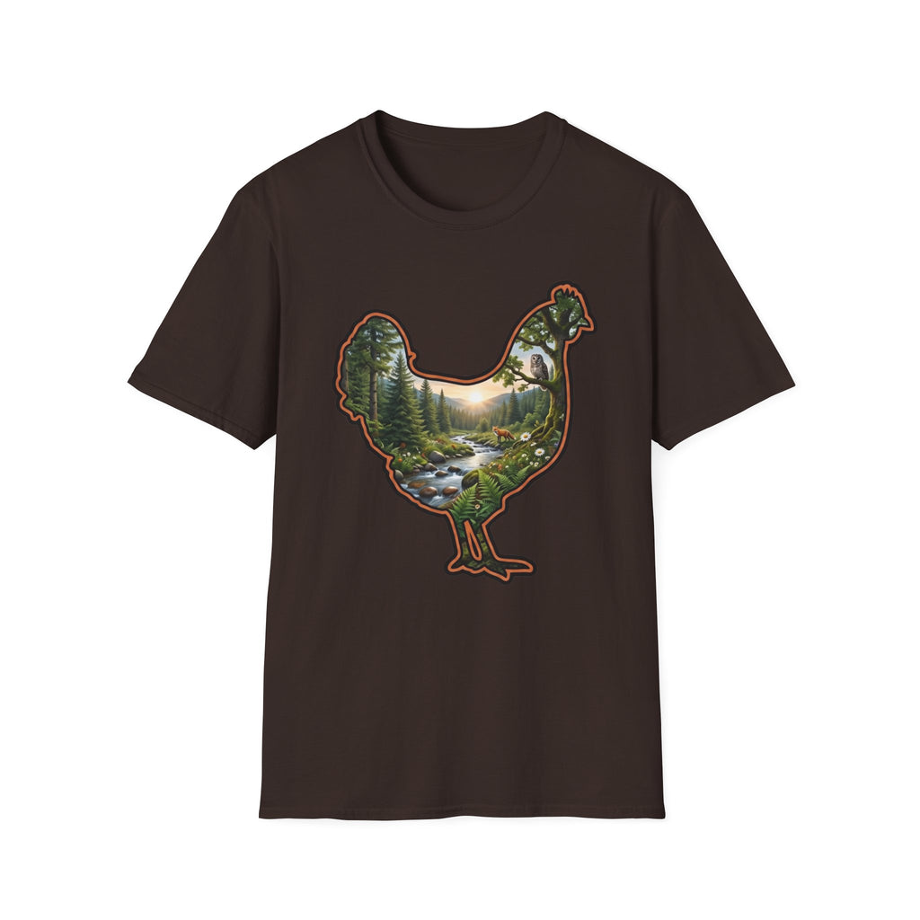 Hen Silhouette Nature T-Shirt