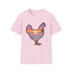 Hen Silhouette Beach V T-Shirt