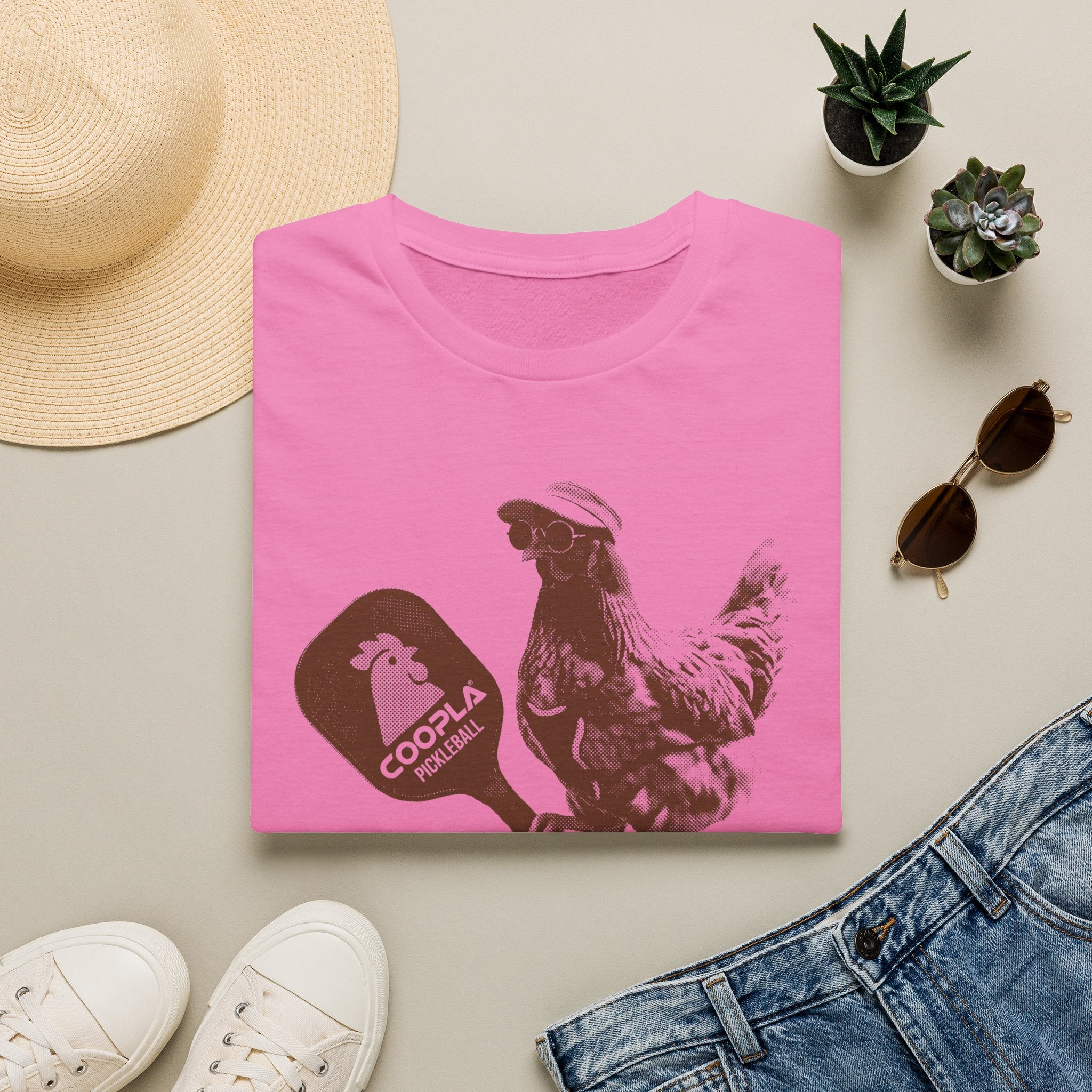 Henny Coopla Pickleball Brown T-Shirt