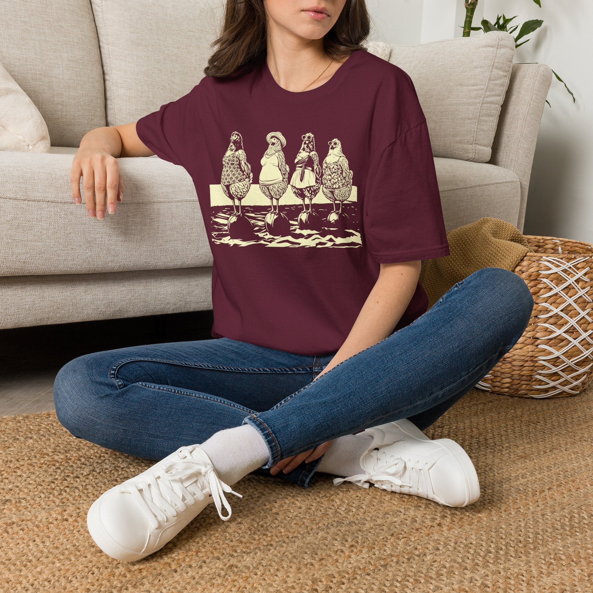 Beach Ball Hens Light T-Shirt