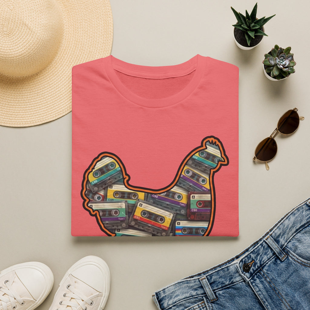 Hen Silhouette Cassettes T-Shirt