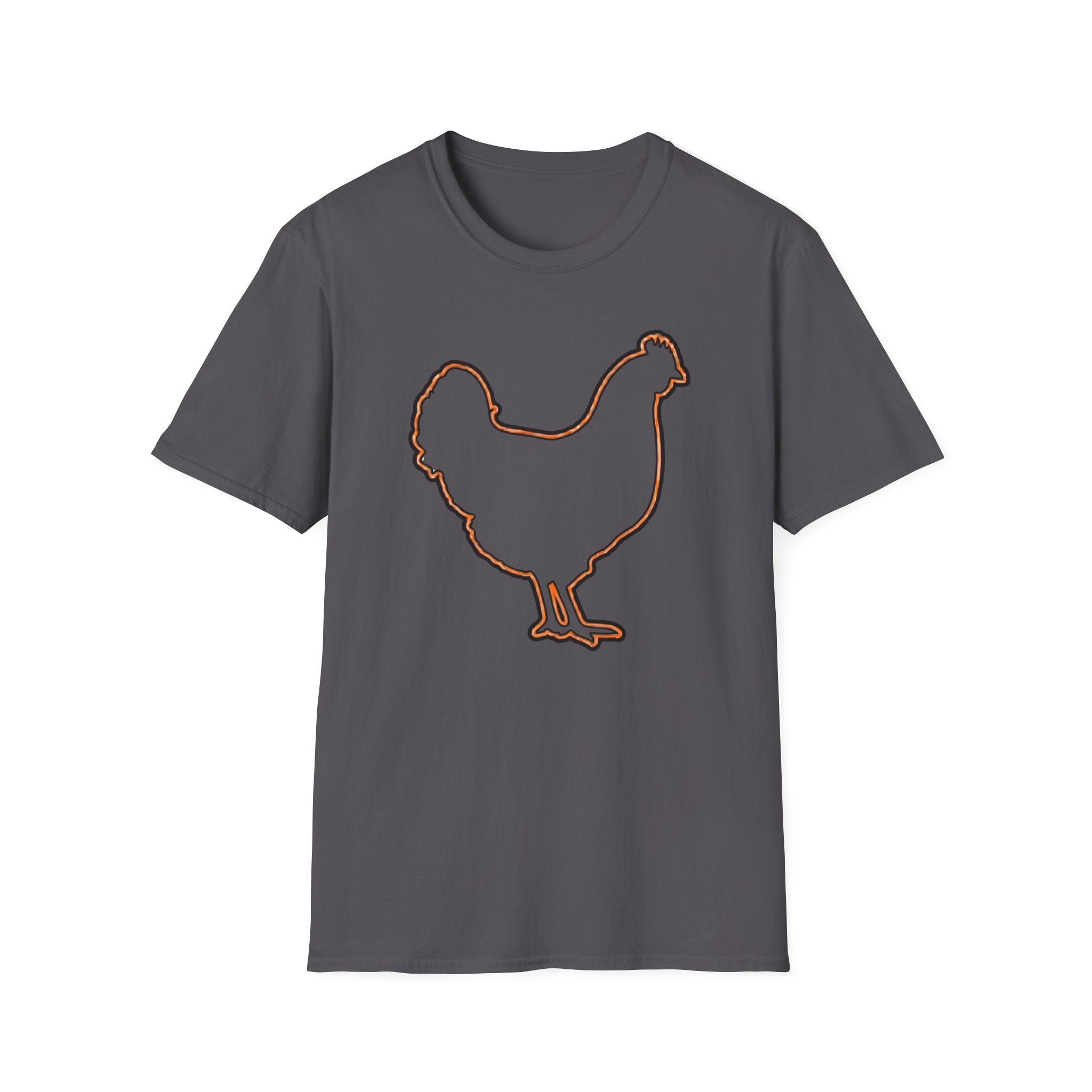 Hen Silhouette White T-Shirt