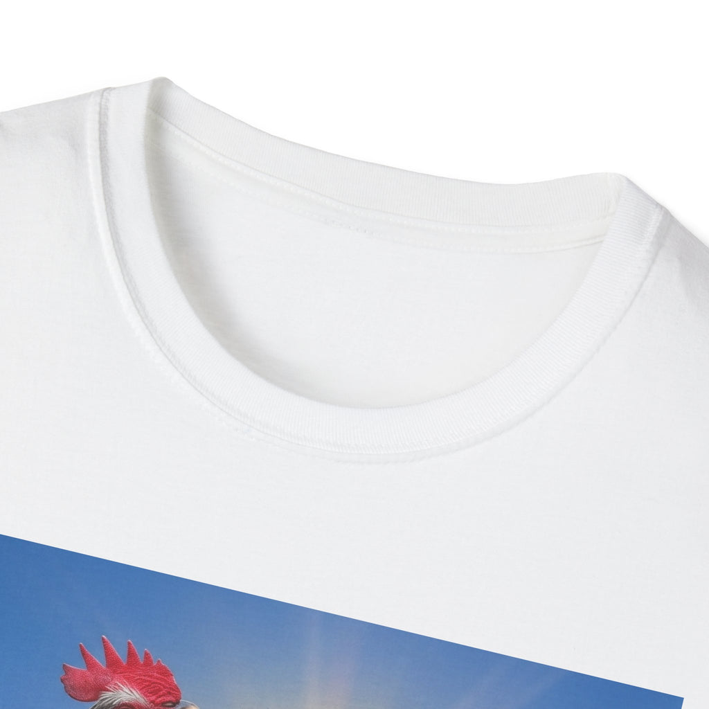 3 Rooster Sun T-Shirt