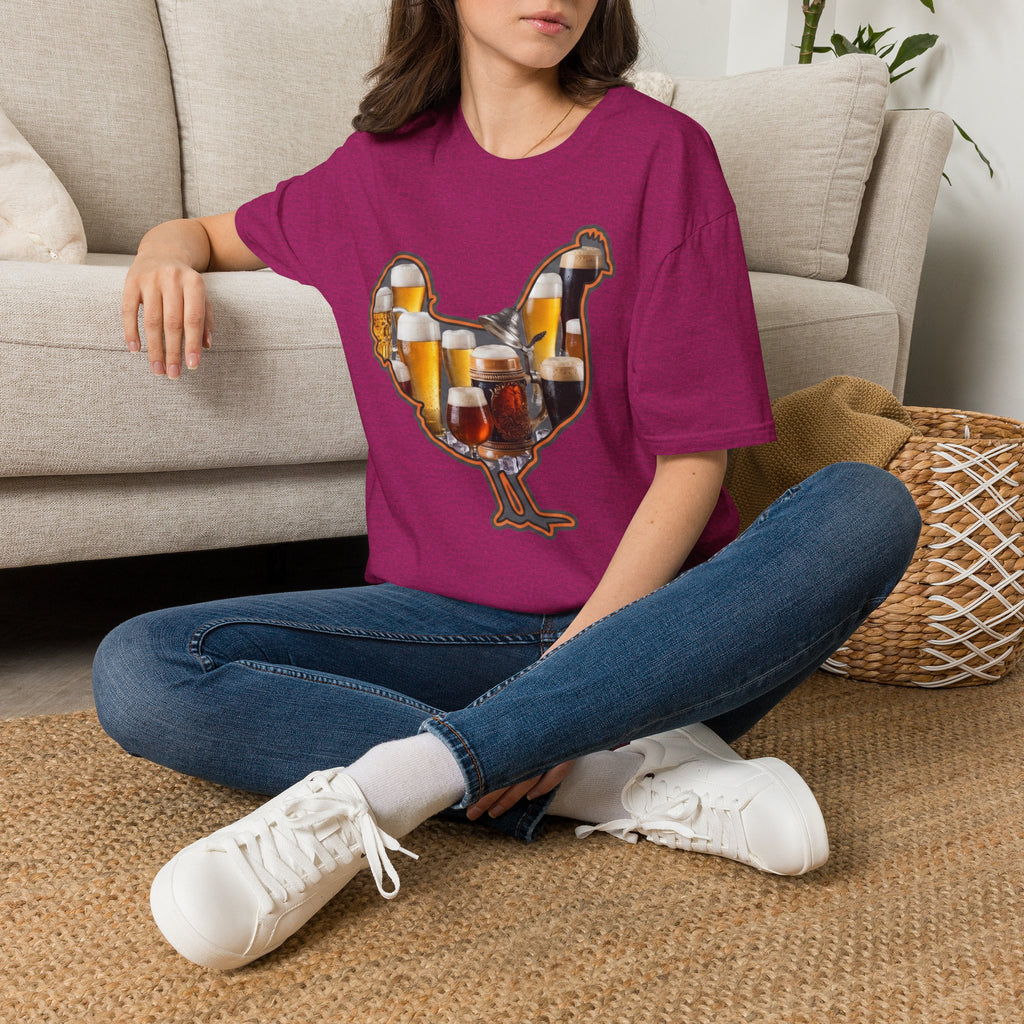 Hen Silhouette Beer T-Shirt