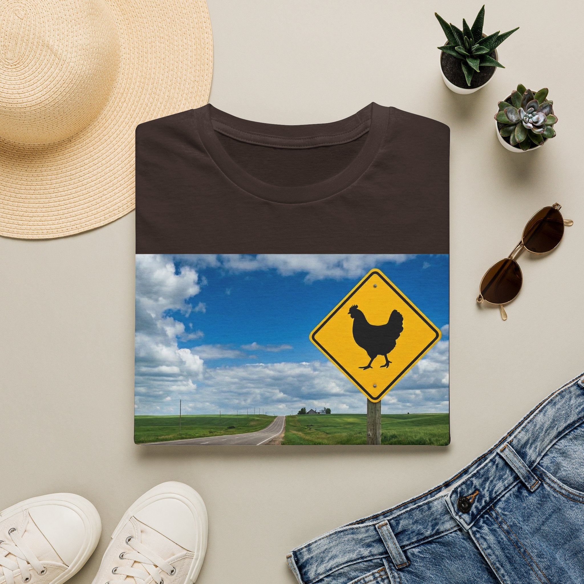 Chicken Crossing T-Shirt