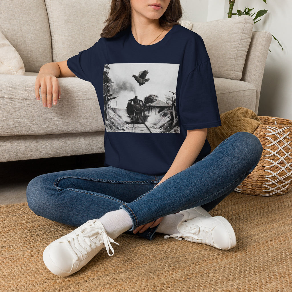 Hen Train Jump T-Shirt