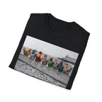 Beach Hens Sitting Color T-Shirt