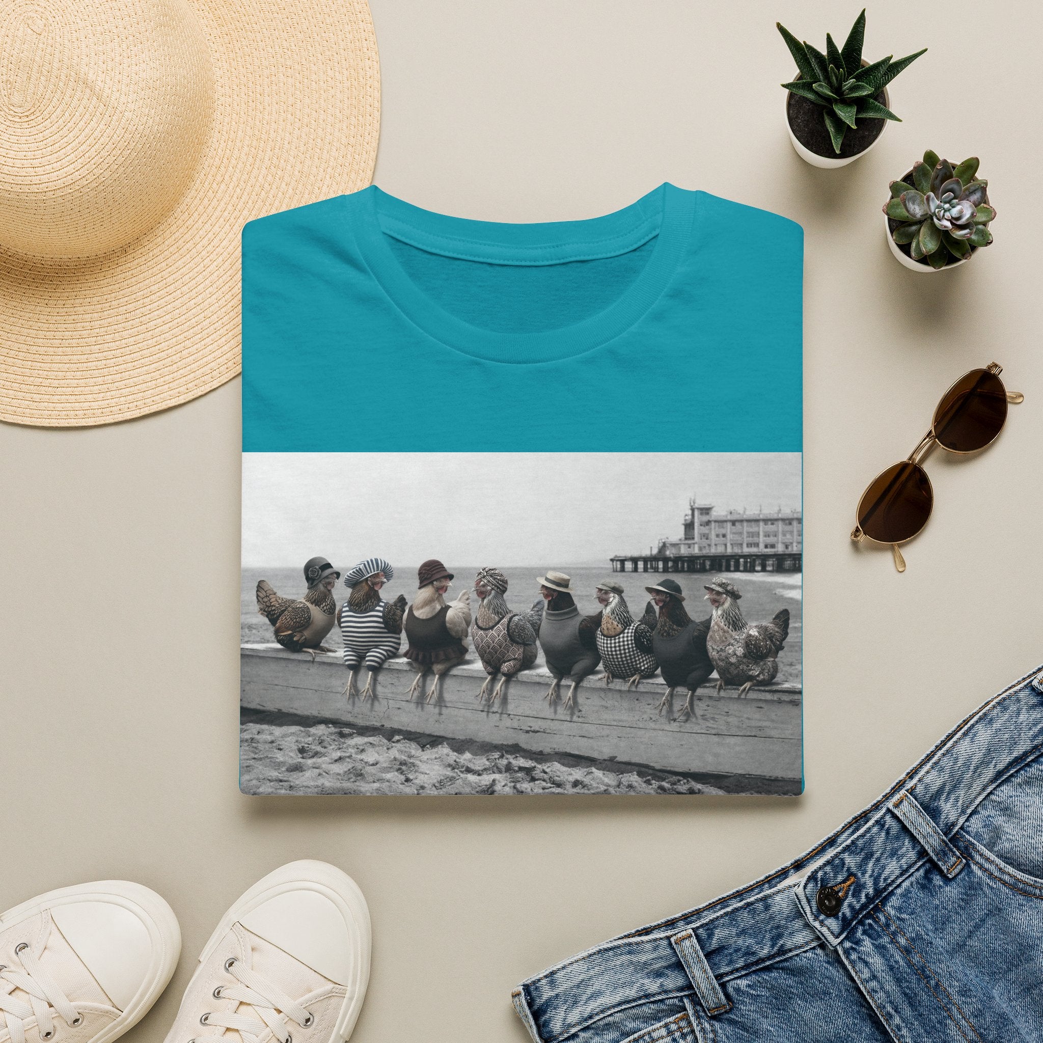 Beach Hens Sitting T-Shirt