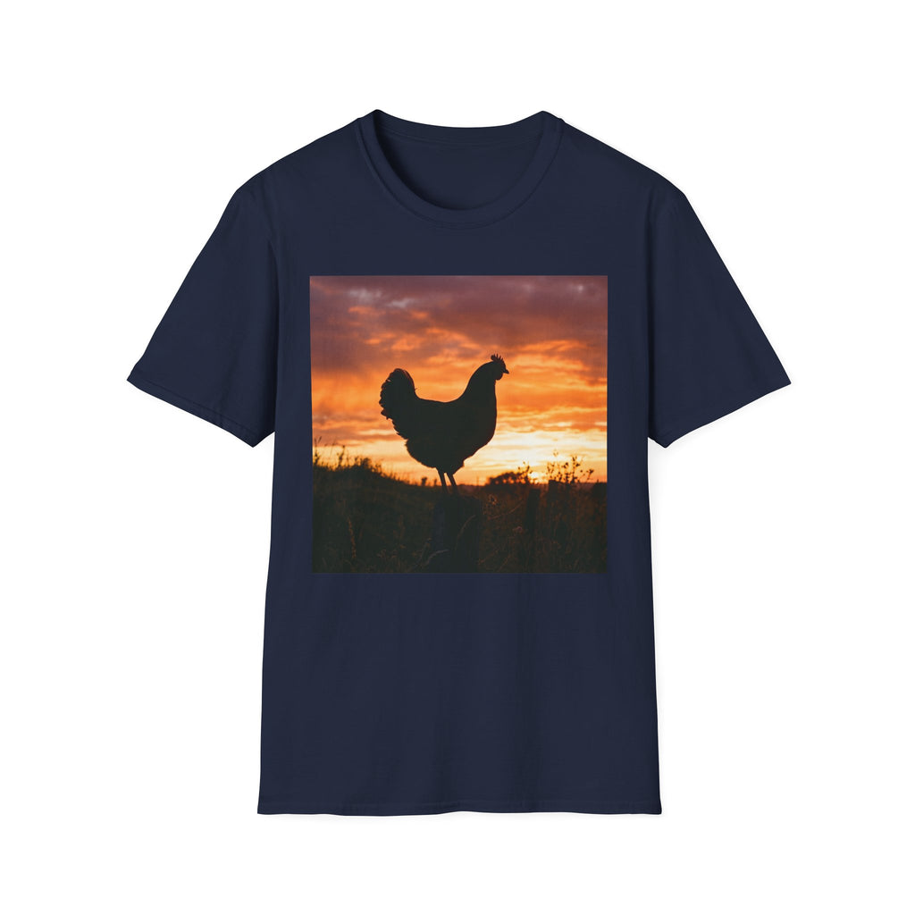 Hen Silhouette Fence T-Shirt