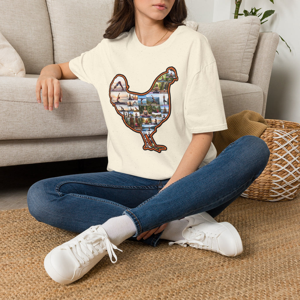 Hen Silhouette Yoga T-Shirt