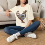 Hen Silhouette Yoga T-Shirt