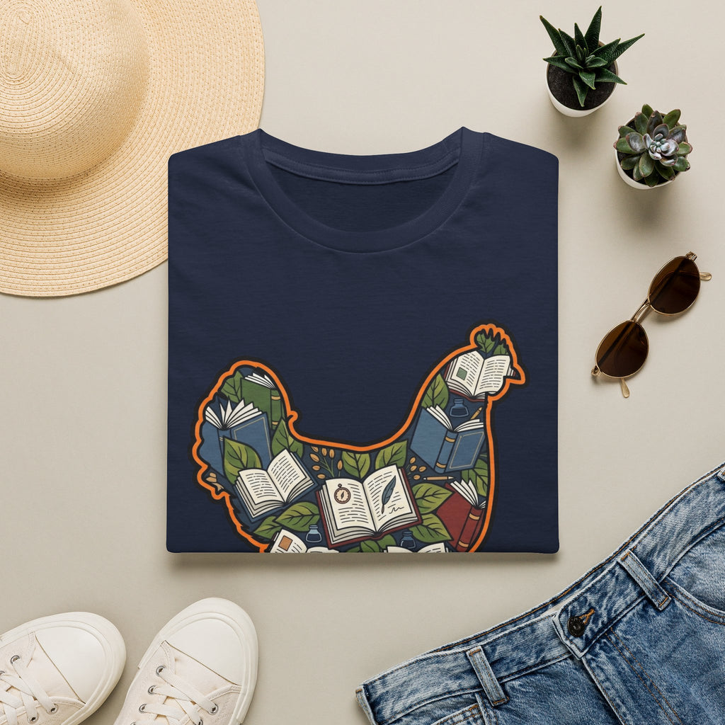 Hen Silhouette Books V T-Shirt