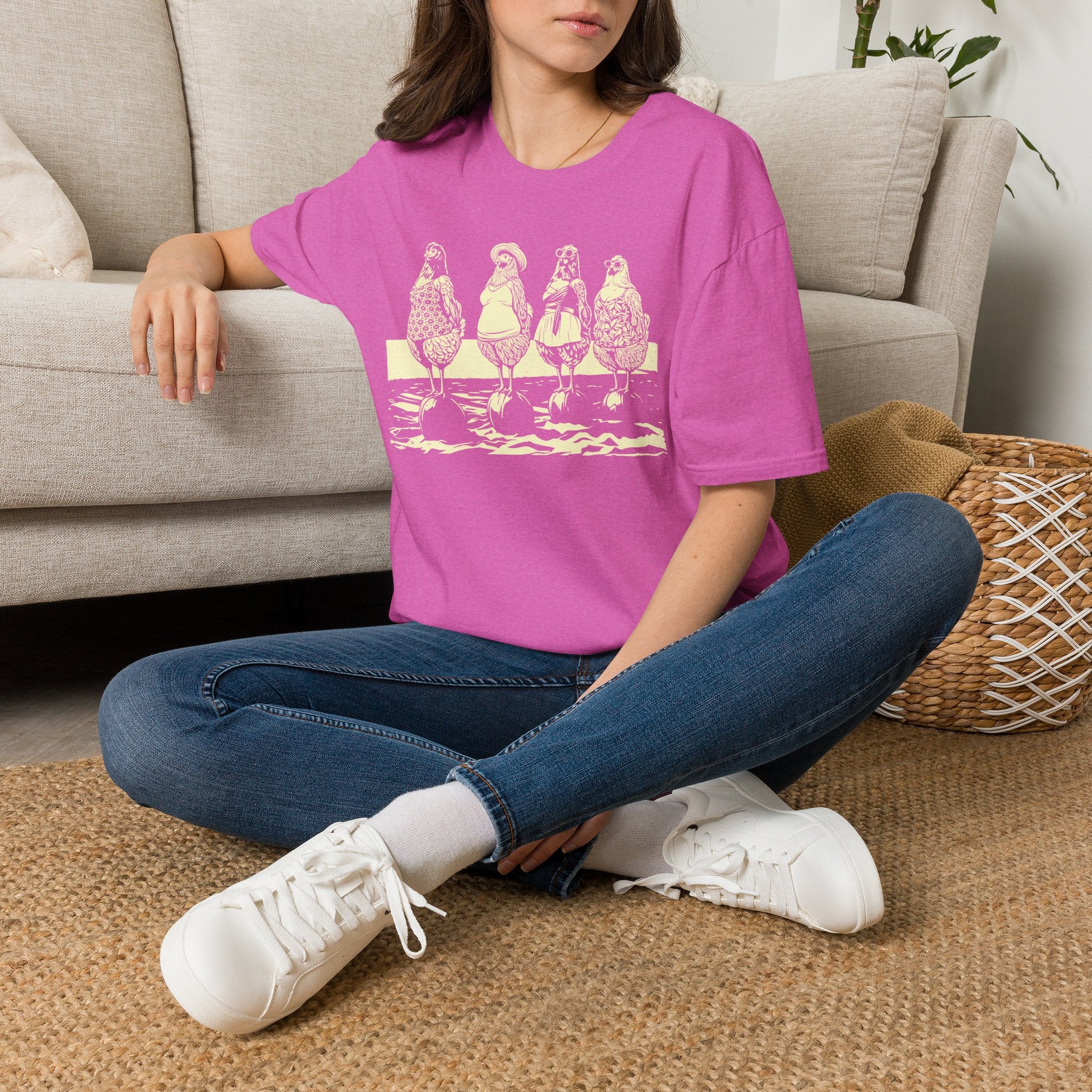 Beach Ball Hens Light T-Shirt