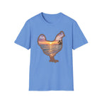 Hen Silhouette Beach T-Shirt