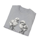Baby Chicks in Clucks Drawing T-Shirt