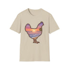 Hen Silhouette Beach V T-Shirt