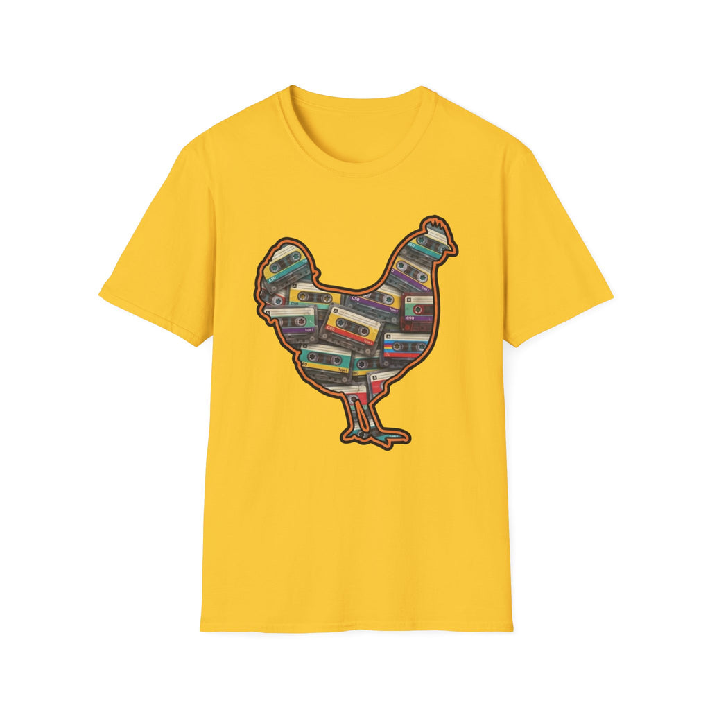 Hen Silhouette Cassettes T-Shirt
