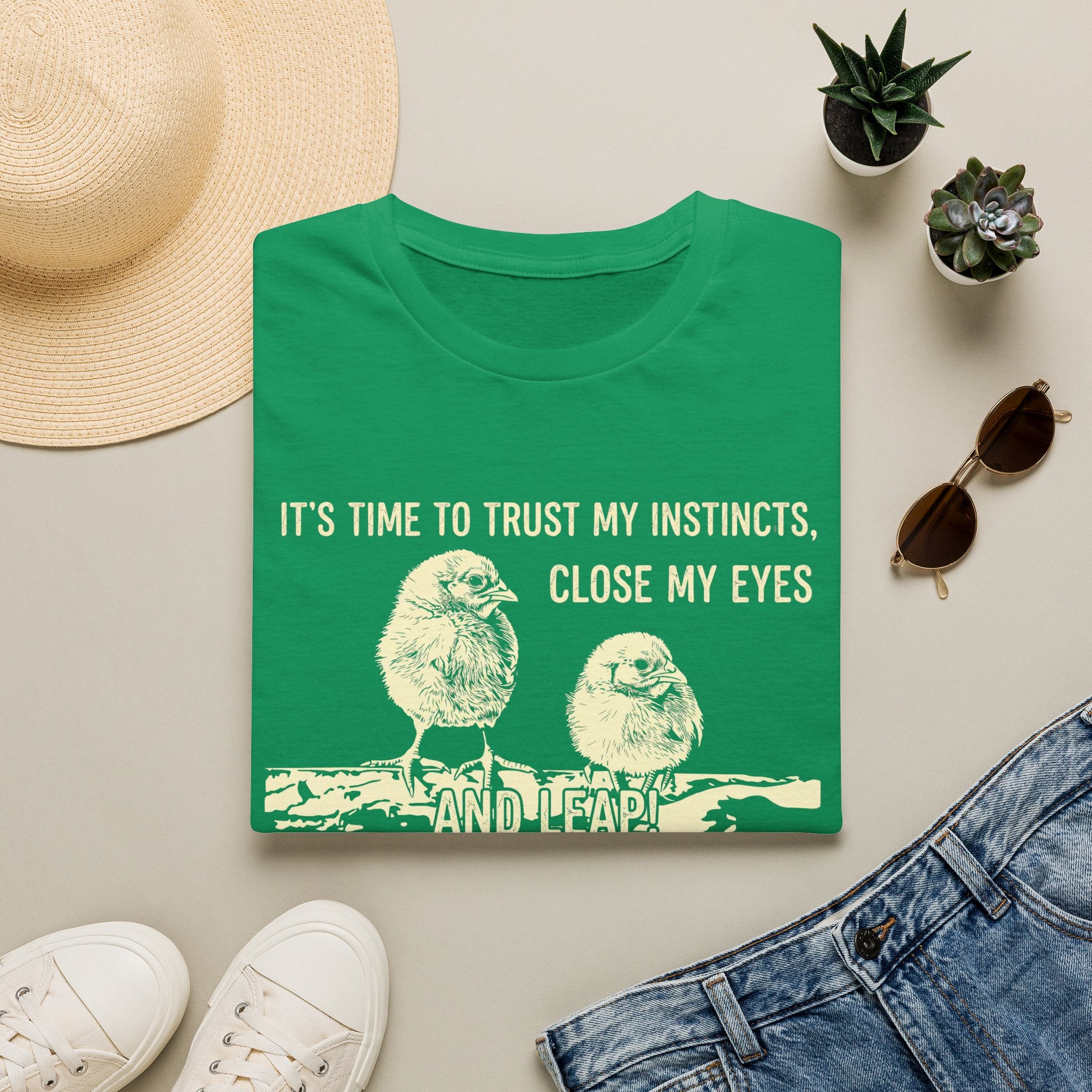 Baby Chicks Leap Mono T-Shirt