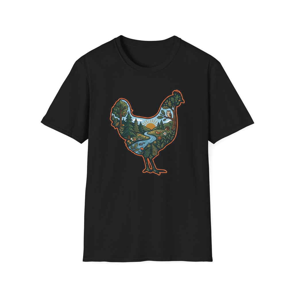 Hen Silhouette Nature V T-Shirt