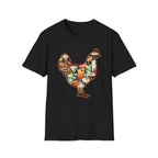 Hen Silhouette Cocktails V T-Shirt