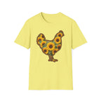 Hen Silhouette Sunflower T-Shirt