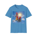 3 Rooster Sun T-Shirt