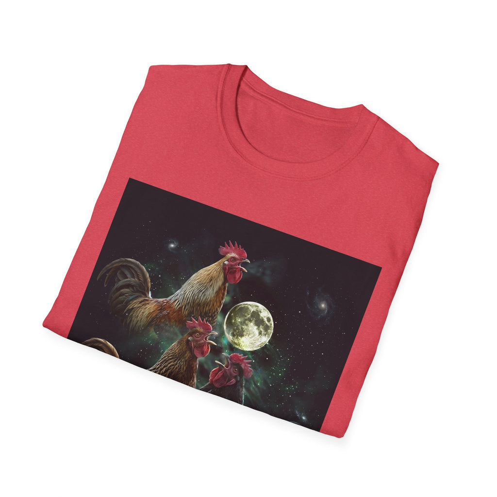 3 Rooster Moon T-Shirt