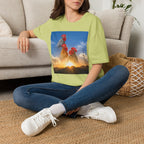 3 Rooster Sunrise Mountain T-Shirt