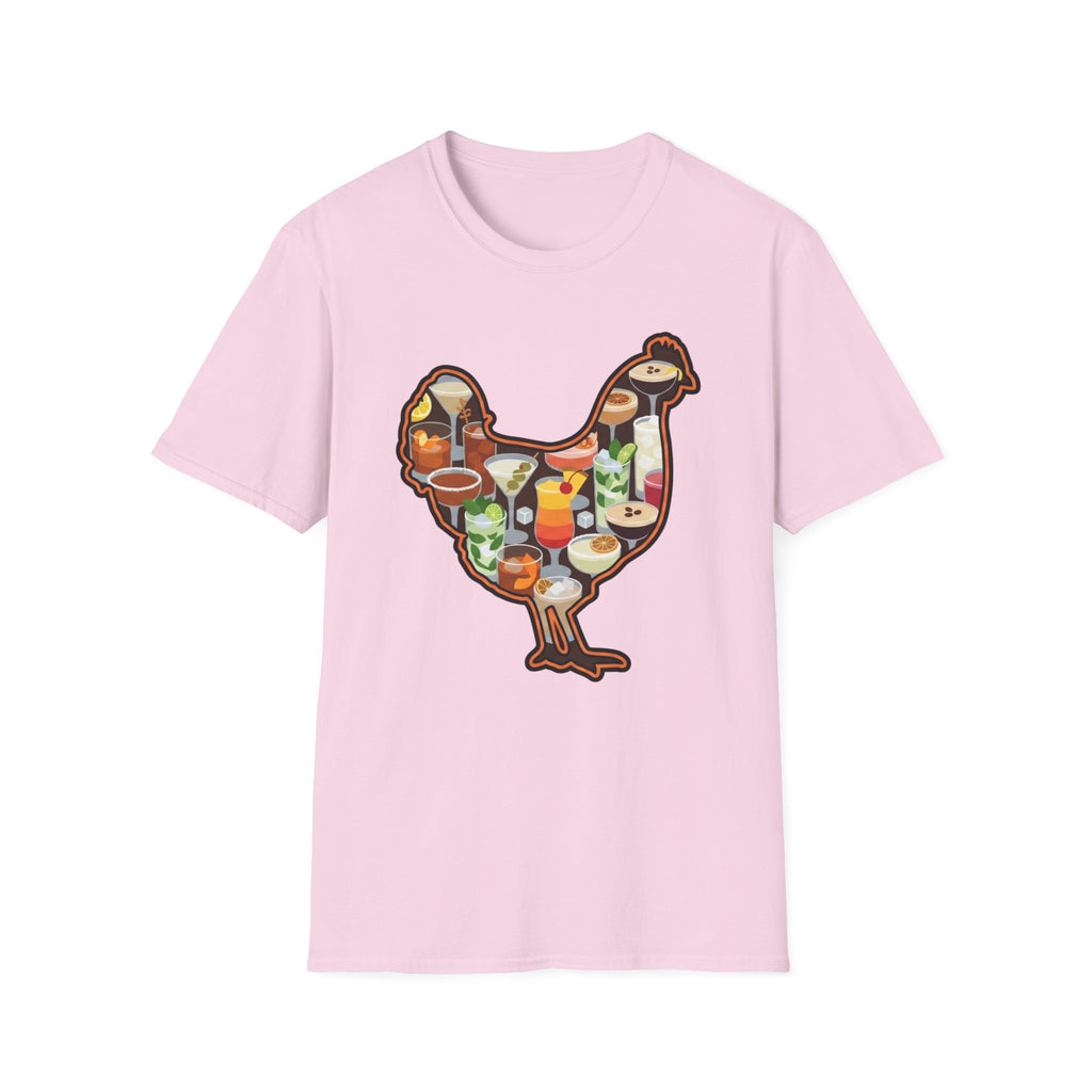 Hen Silhouette Cocktails V T-Shirt
