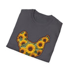 Hen Silhouette Sunflower T-Shirt