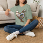 Hen Silhouette Yoga T-Shirt