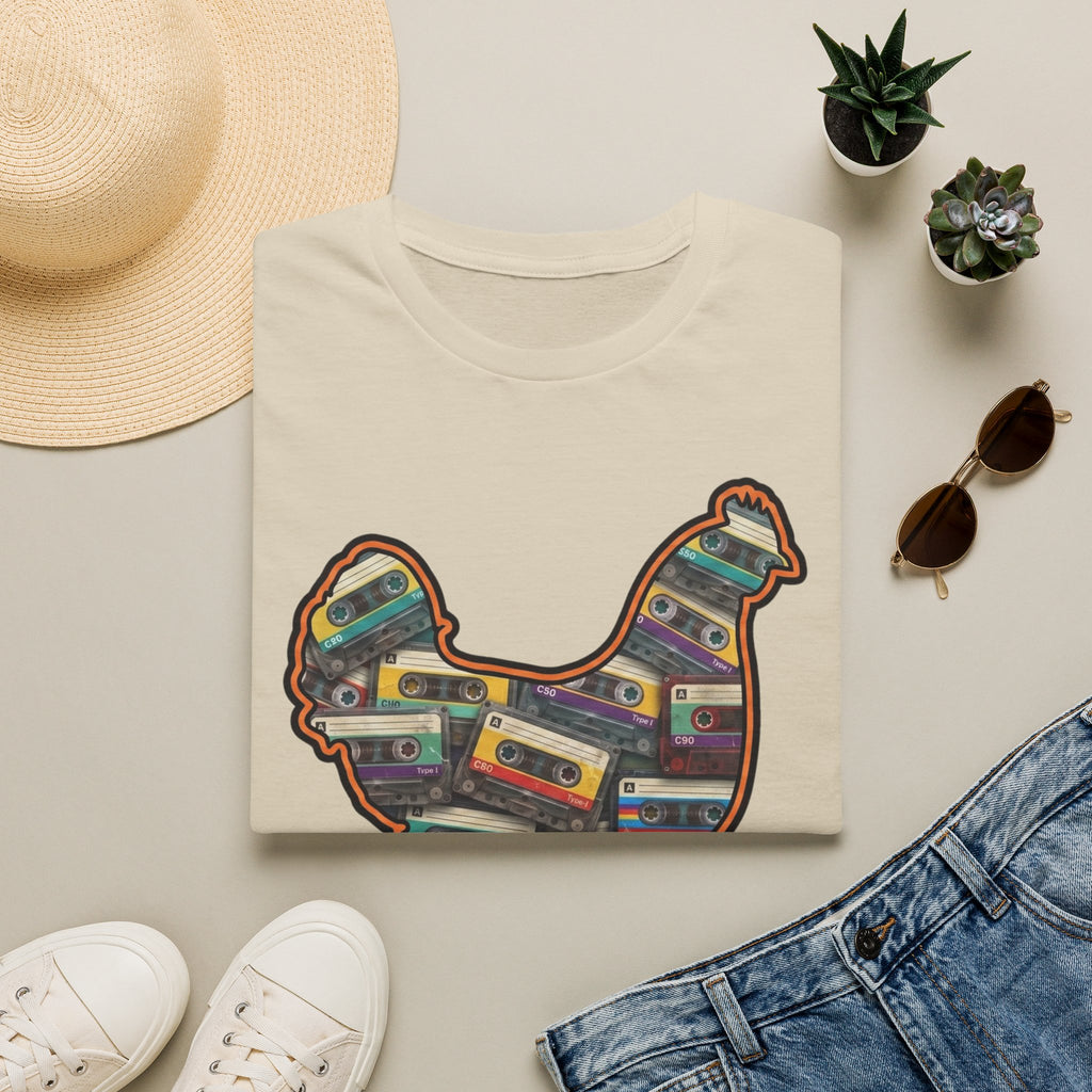 Hen Silhouette Cassettes T-Shirt