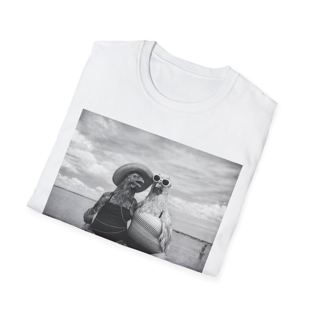 Day at the Beach B&W T-Shirt