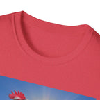 3 Rooster Sun T-Shirt