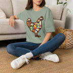 Hen Silhouette Cocktails V T-Shirt