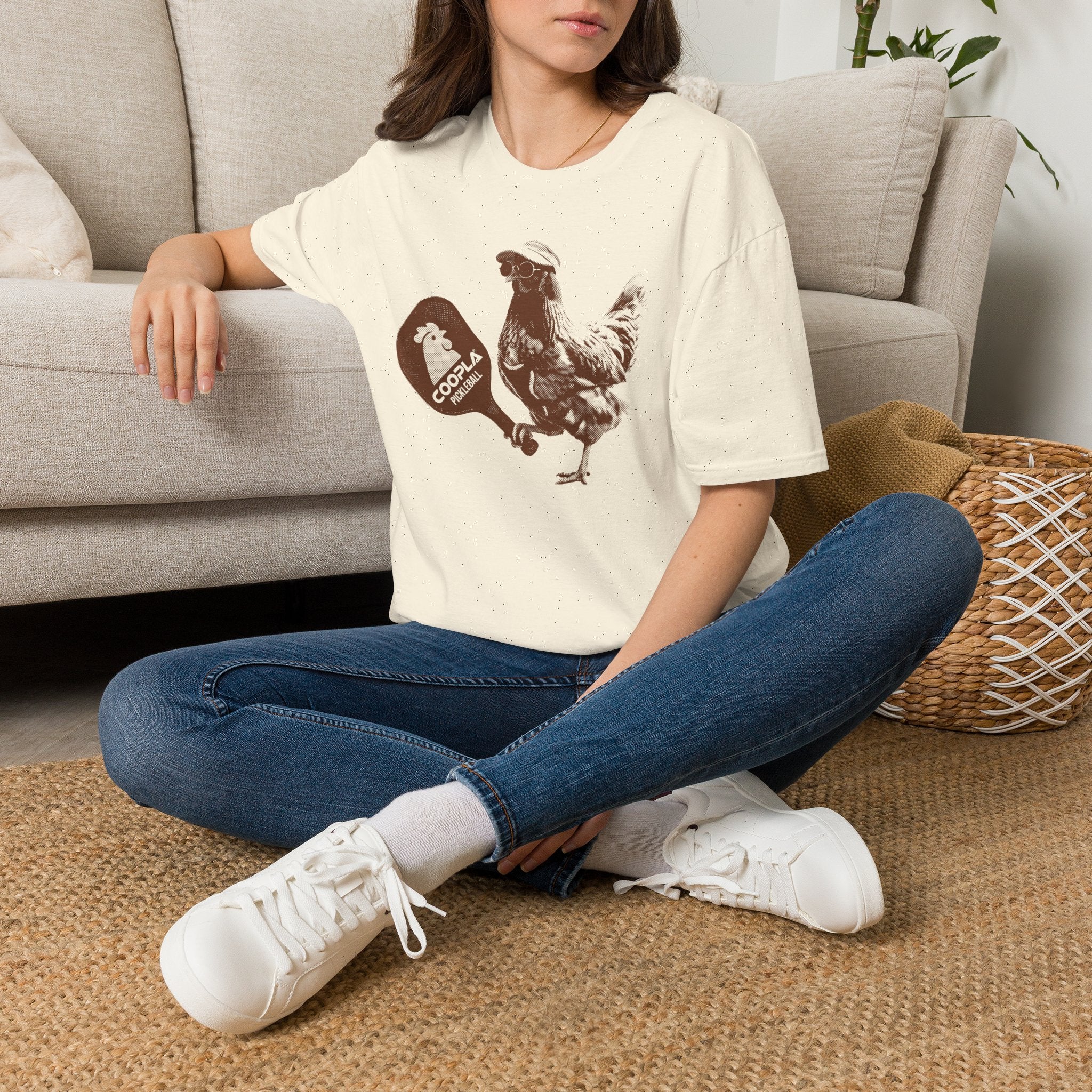 Henny Coopla Pickleball Brown T-Shirt