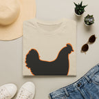 Hen Silhouette Black T-Shirt