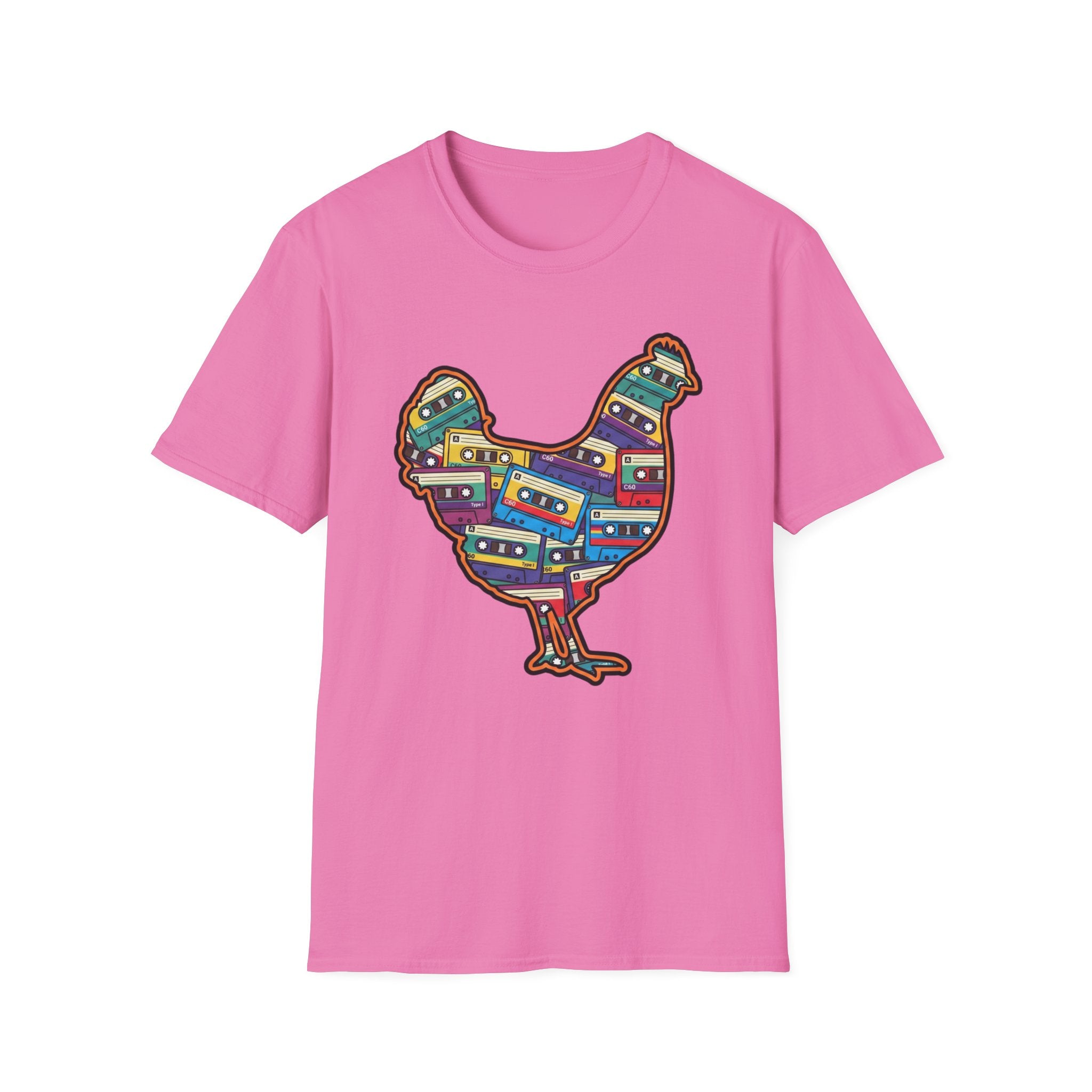 Hen Silhouette Cassettes V T-Shirt