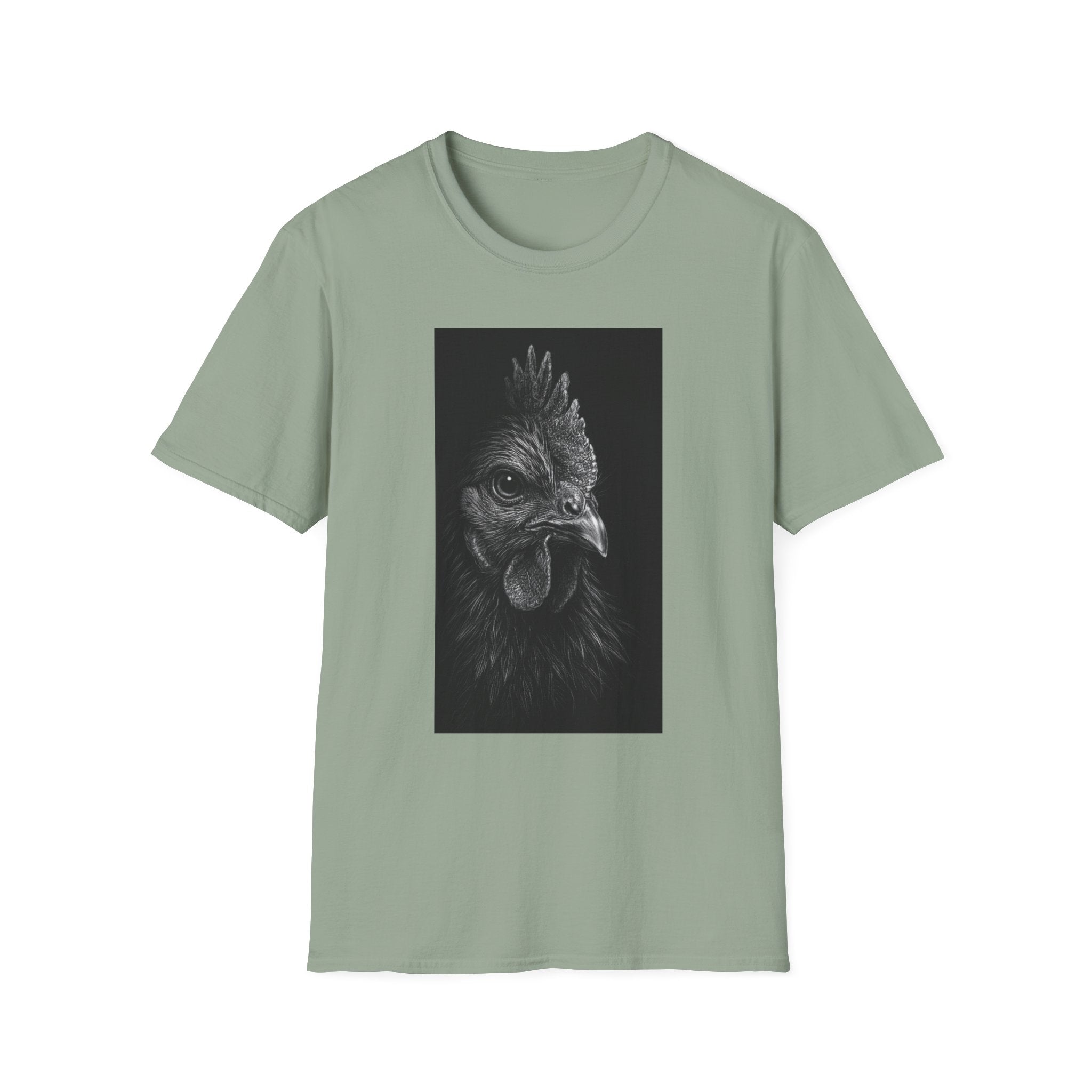 Chicken Face Side T-Shirt