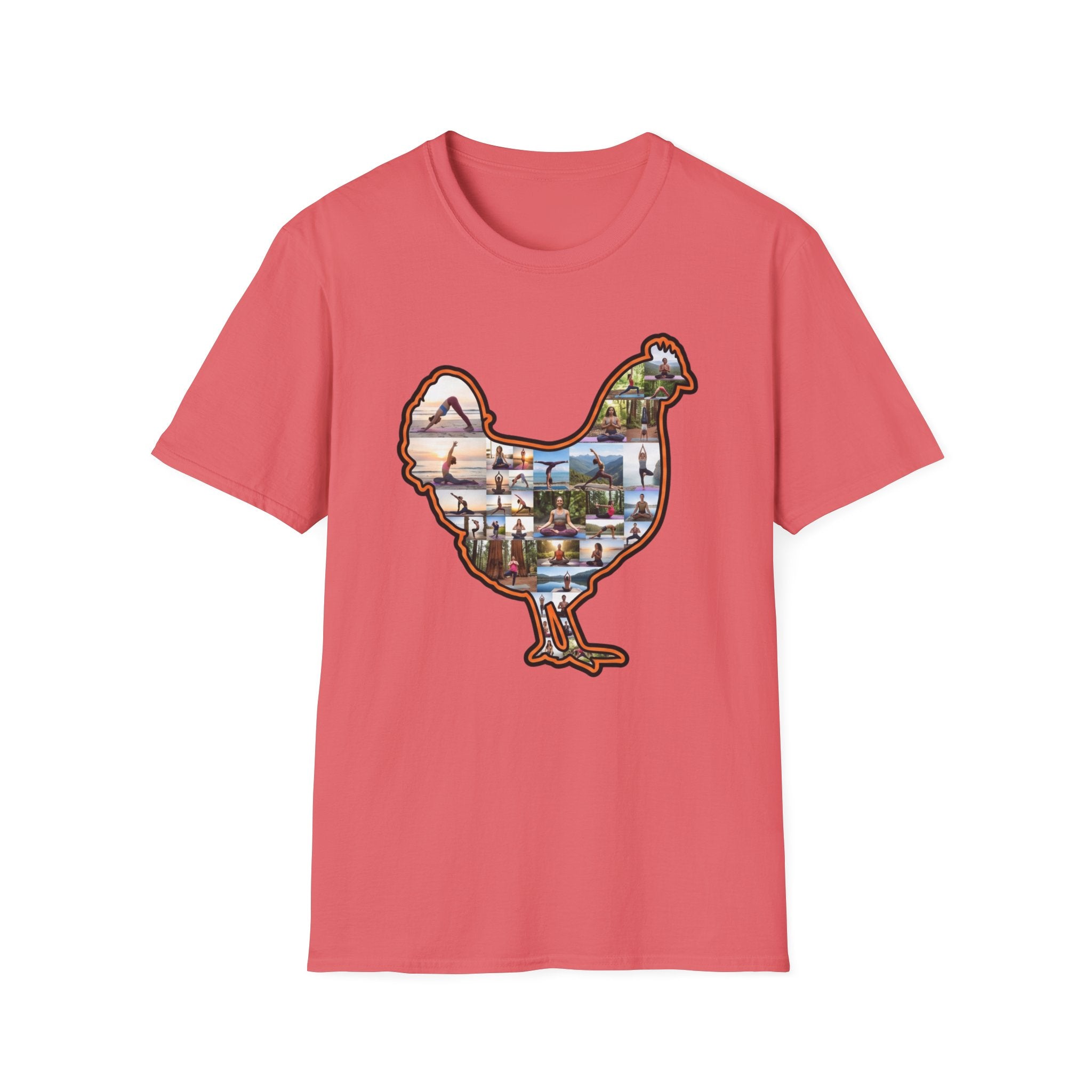 Hen Silhouette Yoga T-Shirt
