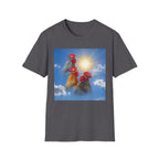 3 Rooster Sun T-Shirt