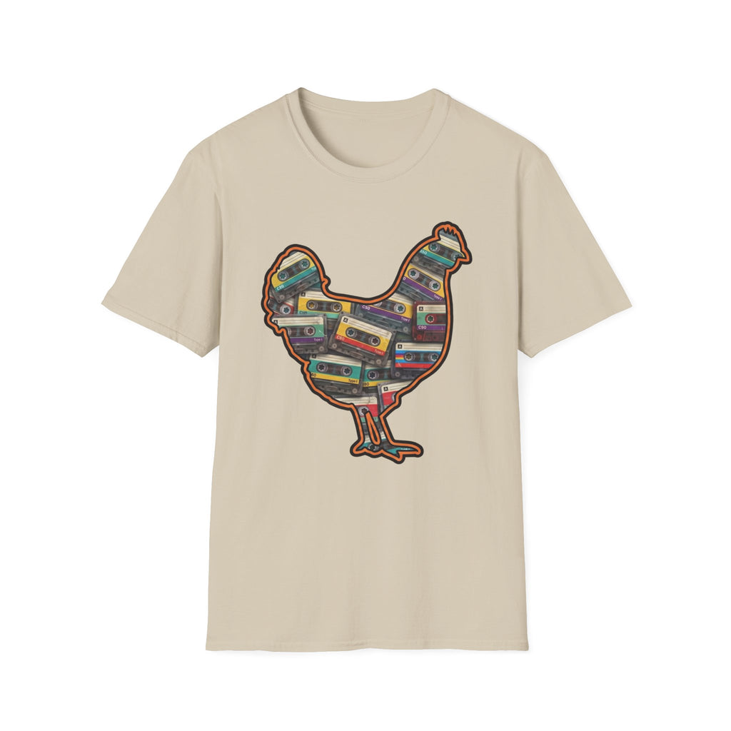 Hen Silhouette Cassettes T-Shirt