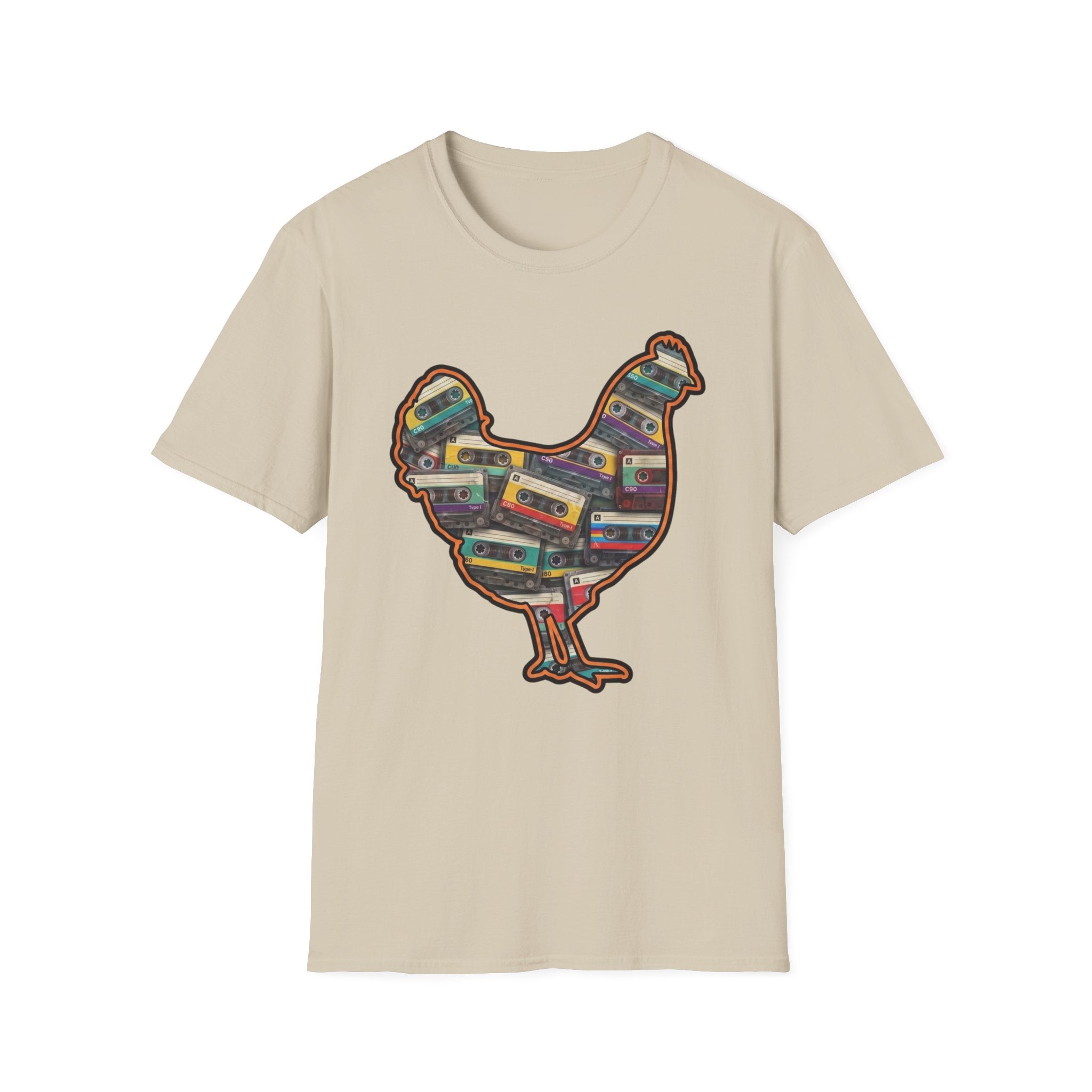 Hen Silhouette Cassettes T-Shirt