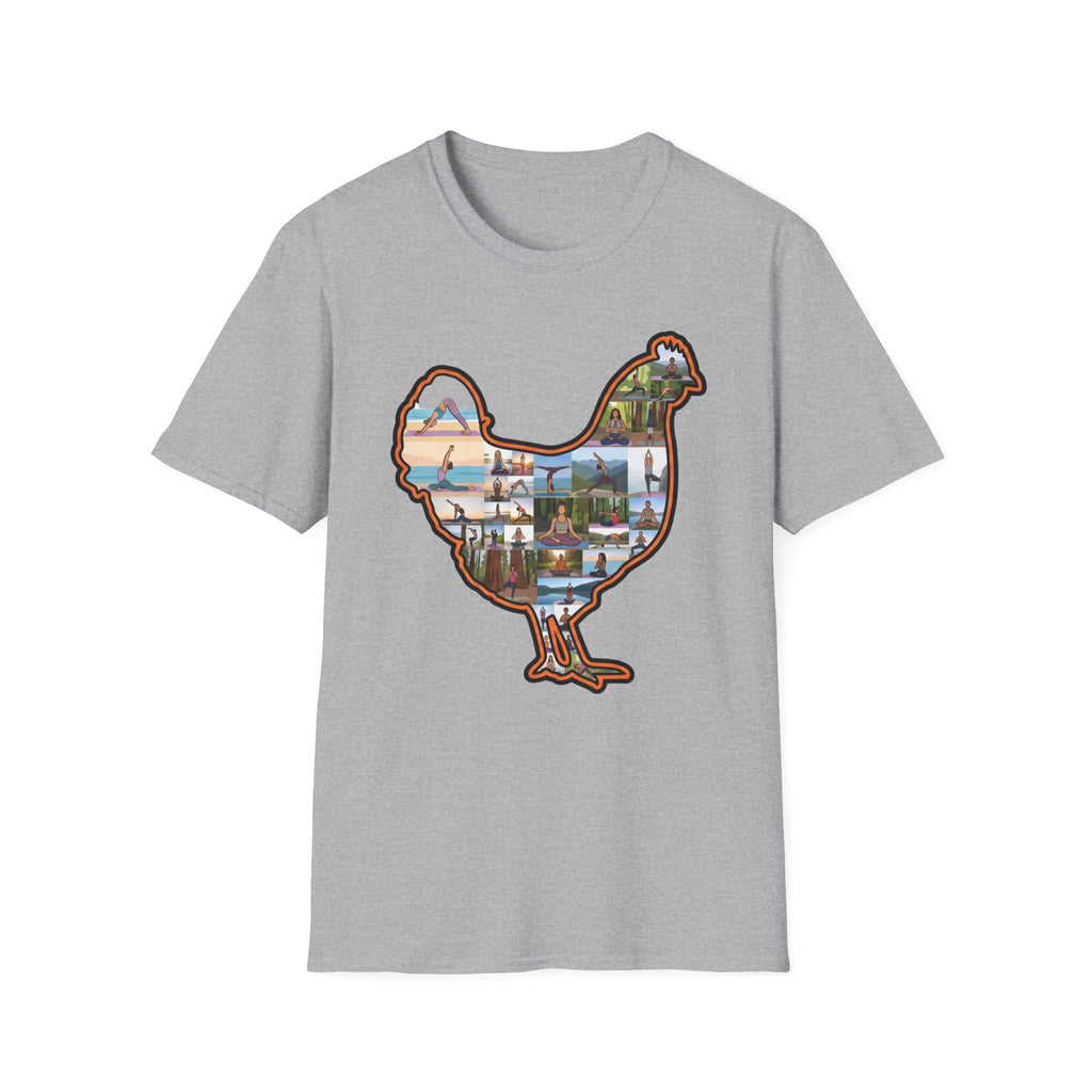 Hen Silhouette Yoga V T-Shirt