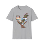 Hen Silhouette Yoga V T-Shirt