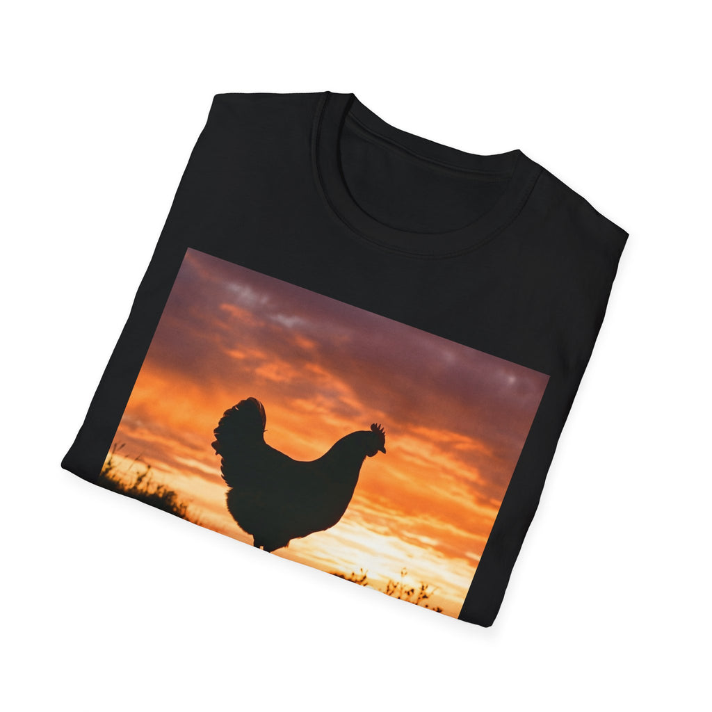 Hen Silhouette Fence T-Shirt