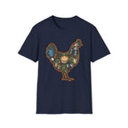 Hen Silhouette Coffee V T-Shirt